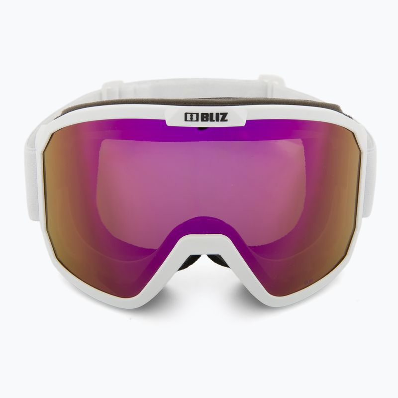 Gogle narciarskie Bliz Rave matt white/brown pink 2