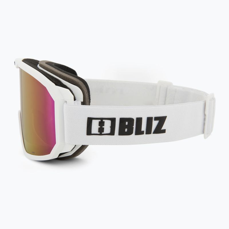 Gogle narciarskie Bliz Rave matt white/brown pink 4