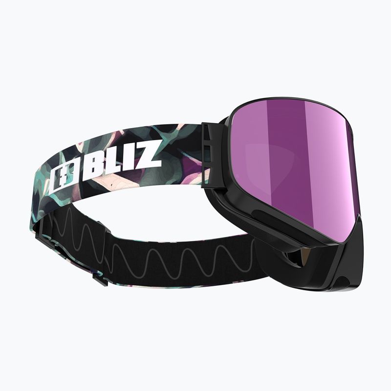 Gogle narciarskie Bliz Flow matte black/brown ice pink 4