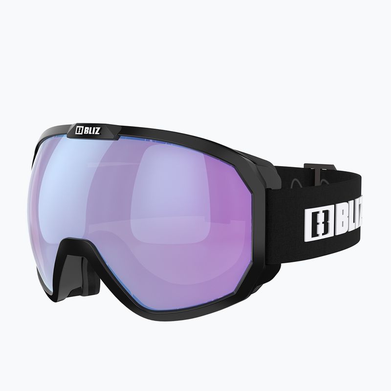 Gogle narciarskie Bliz Charge OTG matt black/light orange blue 3