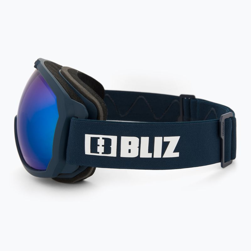 Gogle narciarskie Bliz Charge OTG matt dark blue/brown blue 4