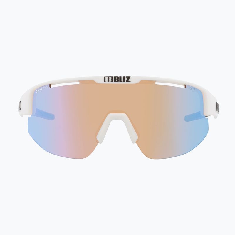 Okulary przeciwsłoneczne Bliz Matrix Nano Optics Nordic Light matt white/coral/orange blue multi 3