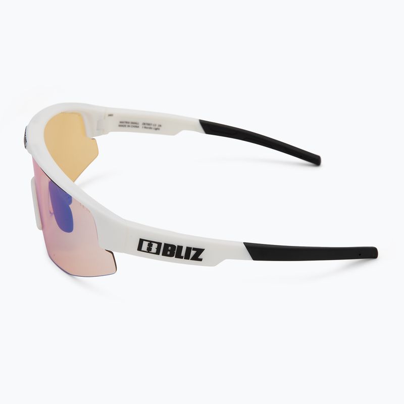 Okulary przeciwsłoneczne Bliz Matrix Small Nano Optics Nordic Light matt white/coral/orange blue 4