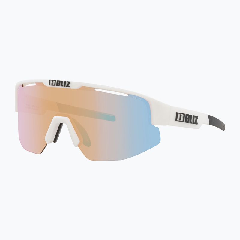 Okulary przeciwsłoneczne Bliz Matrix Small Nano Optics Nordic Light matt white/coral/orange blue