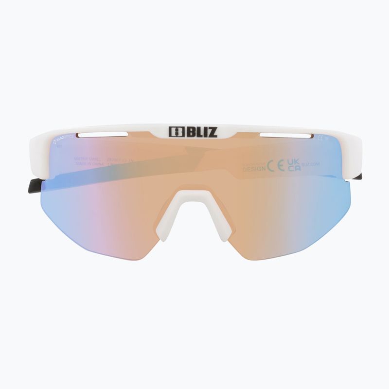 Okulary przeciwsłoneczne Bliz Matrix Small Nano Optics Nordic Light matt white/coral/orange blue 2