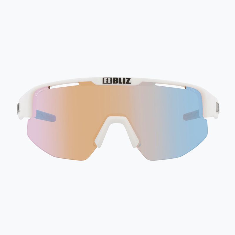 Okulary przeciwsłoneczne Bliz Matrix Small Nano Optics Nordic Light matt white/coral/orange blue 3