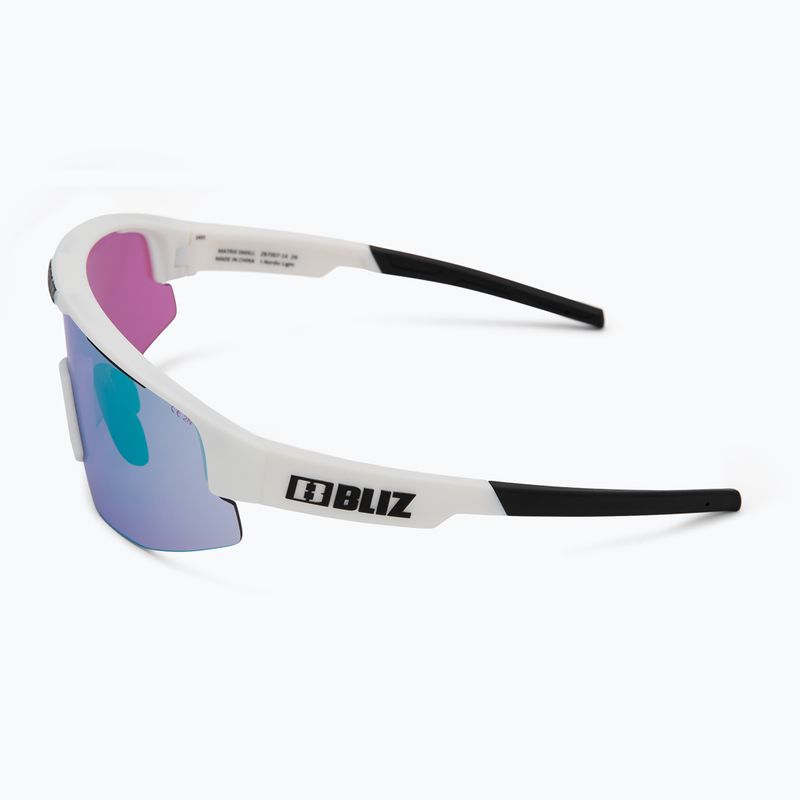 Okulary przeciwsłoneczne Bliz Matrix Small Nano Optics Nordic Light matt white/begonia/violet blue 4