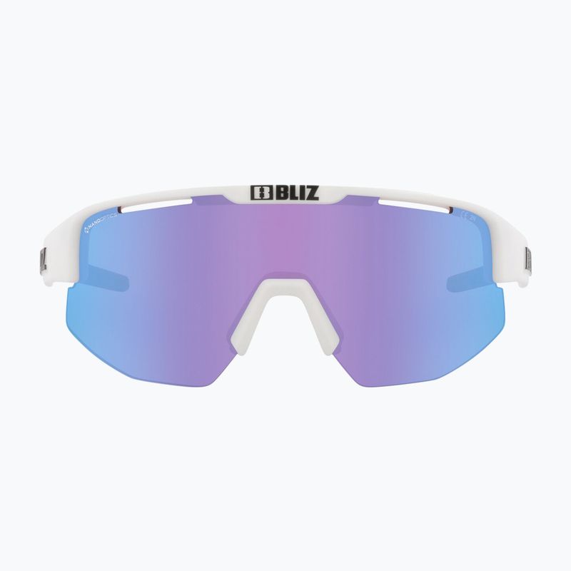 Okulary przeciwsłoneczne Bliz Matrix Small Nano Optics Nordic Light matt white/begonia/violet blue 2