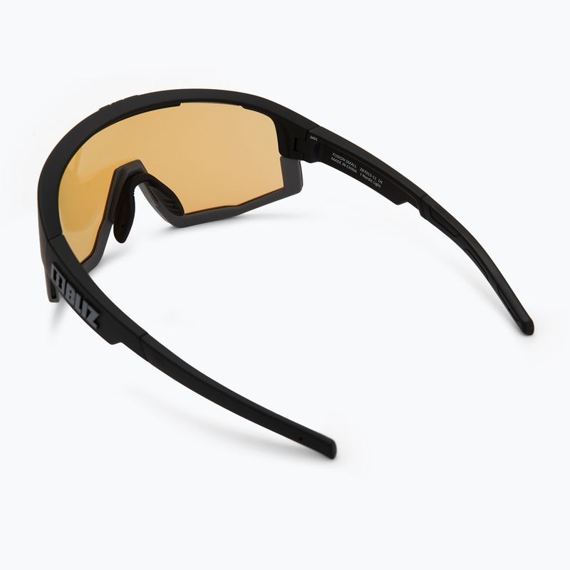 Okulary przeciwsłoneczne Bliz Fusion Small Nano Optics Nordic Light matt black/coral/orange blue 3