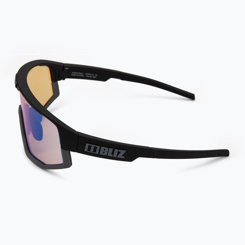 Okulary przeciwsłoneczne Bliz Fusion Small Nano Optics Nordic Light matt black/coral/orange blue 5