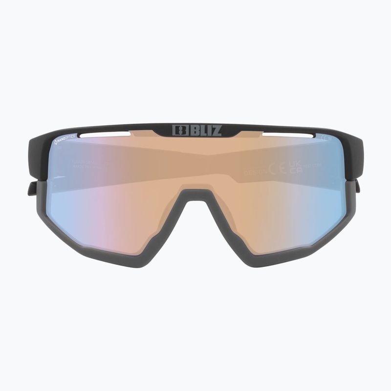 Okulary przeciwsłoneczne Bliz Fusion Small Nano Optics Nordic Light matt black/coral/orange blue 3