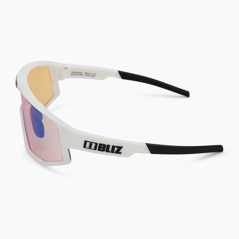 Okulary przeciwsłoneczne Bliz Fusion Small Nano Optics Nordic Light matt white/coral/orange blue 5