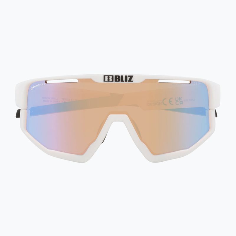 Okulary przeciwsłoneczne Bliz Fusion Small Nano Optics Nordic Light matt white/coral/orange blue 3