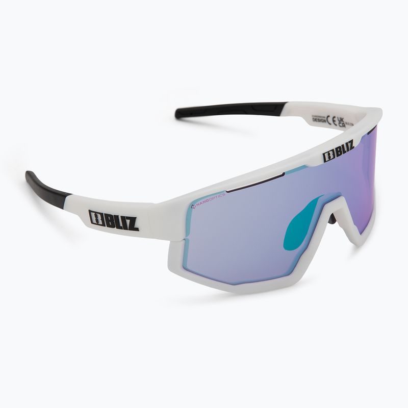Okulary przeciwsłoneczne Bliz Fusion Small Nano Optics Nordic Light matt white/begonia/violet blue 2