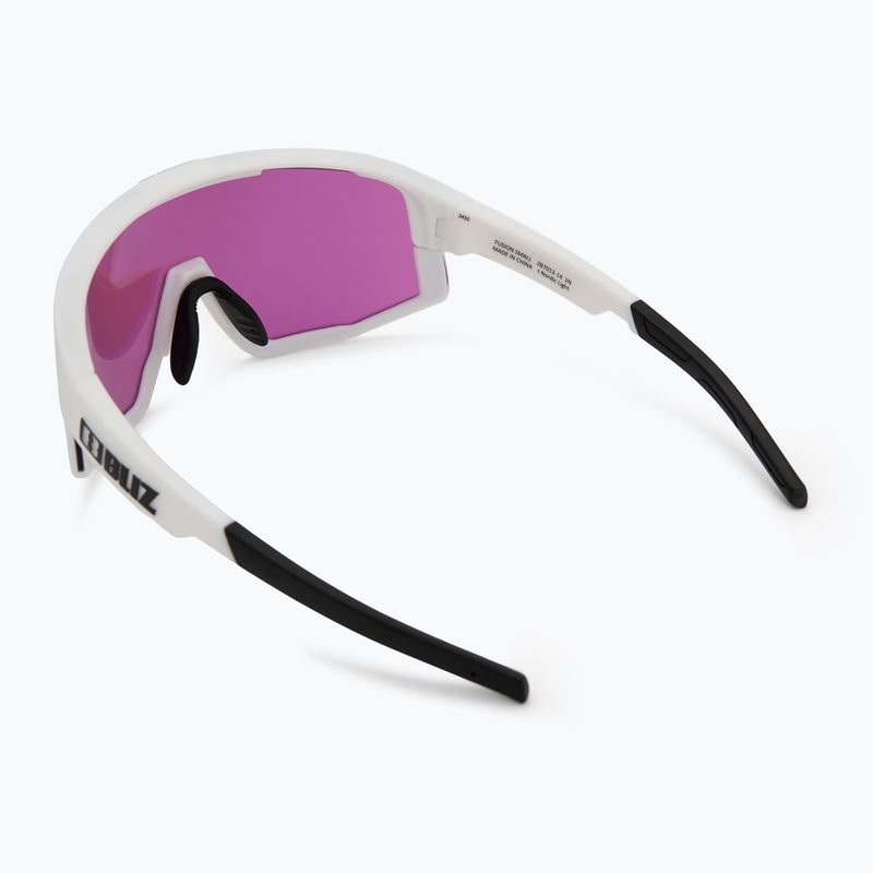 Okulary przeciwsłoneczne Bliz Fusion Small Nano Optics Nordic Light matt white/begonia/violet blue 3