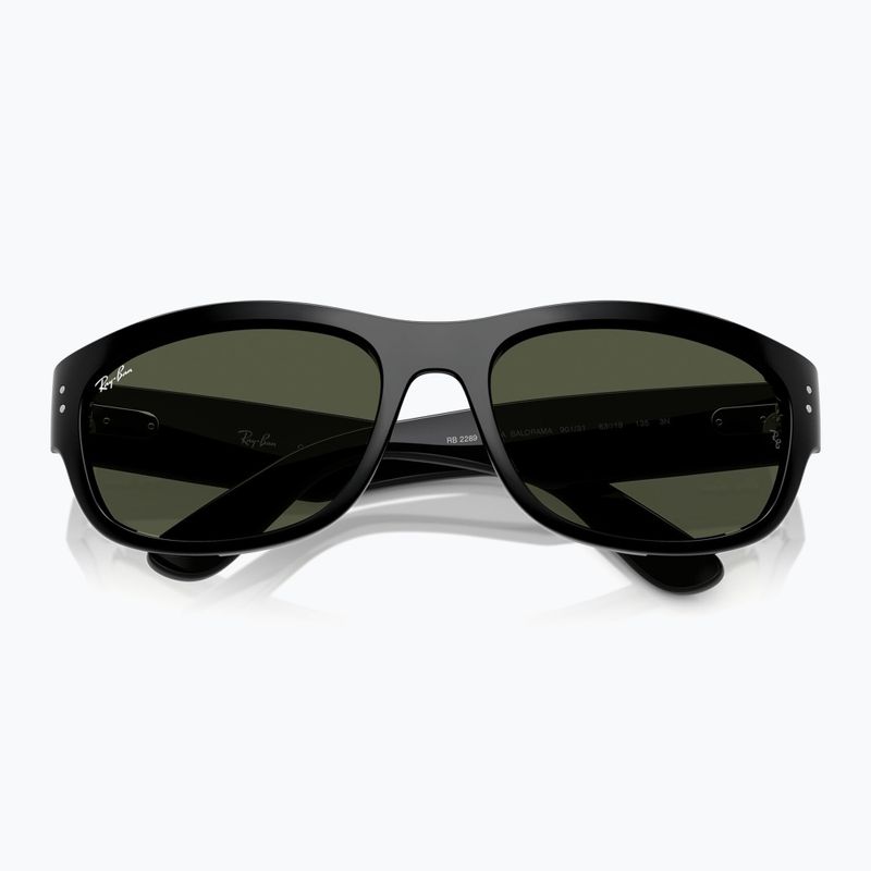 Okulary przeciwsłoneczne Ray-Ban Mega Balorama black/green g-15 3