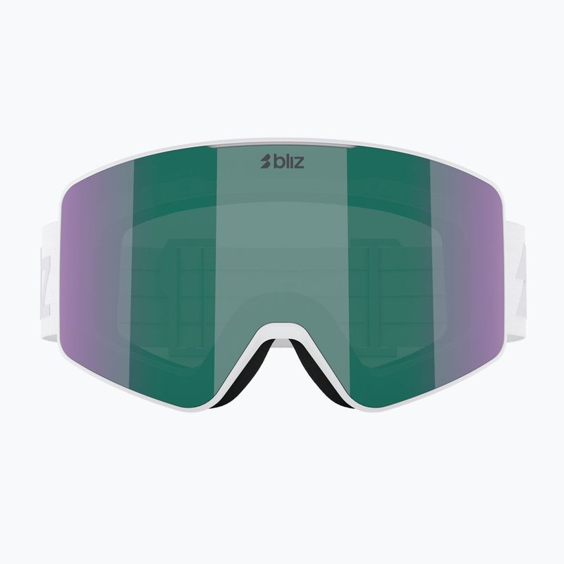 Gogle narciarskie Bliz G001 matte white/brown/green multi 7