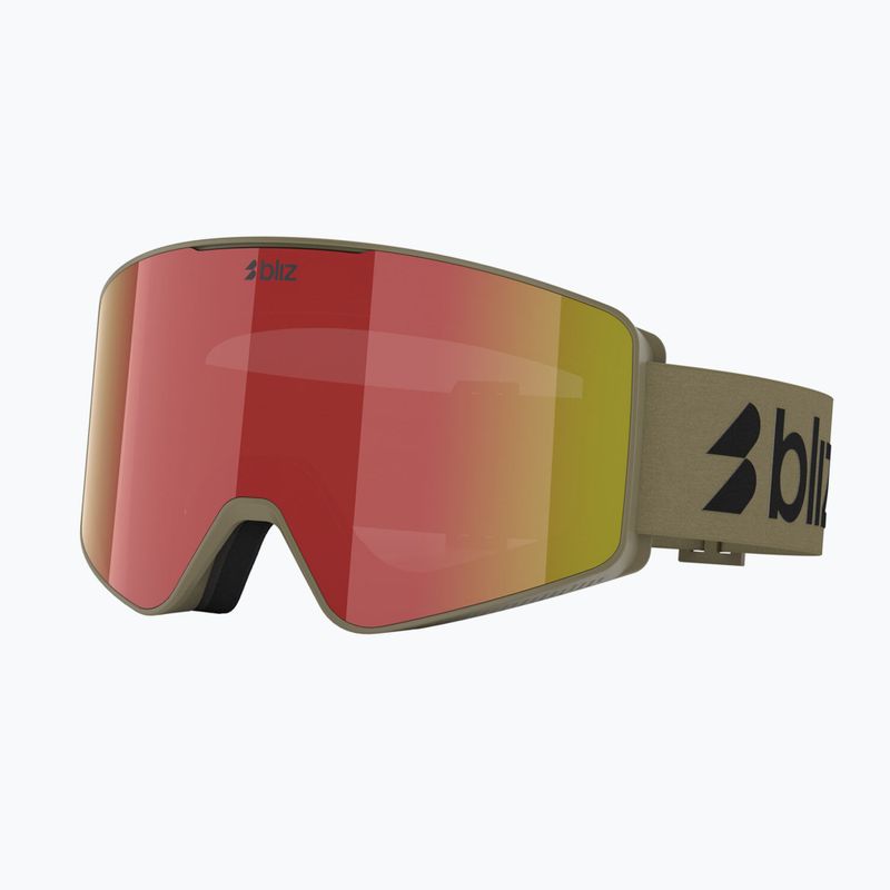 Gogle narciarskie Bliz G001 matte camo green/brown/red multi 6