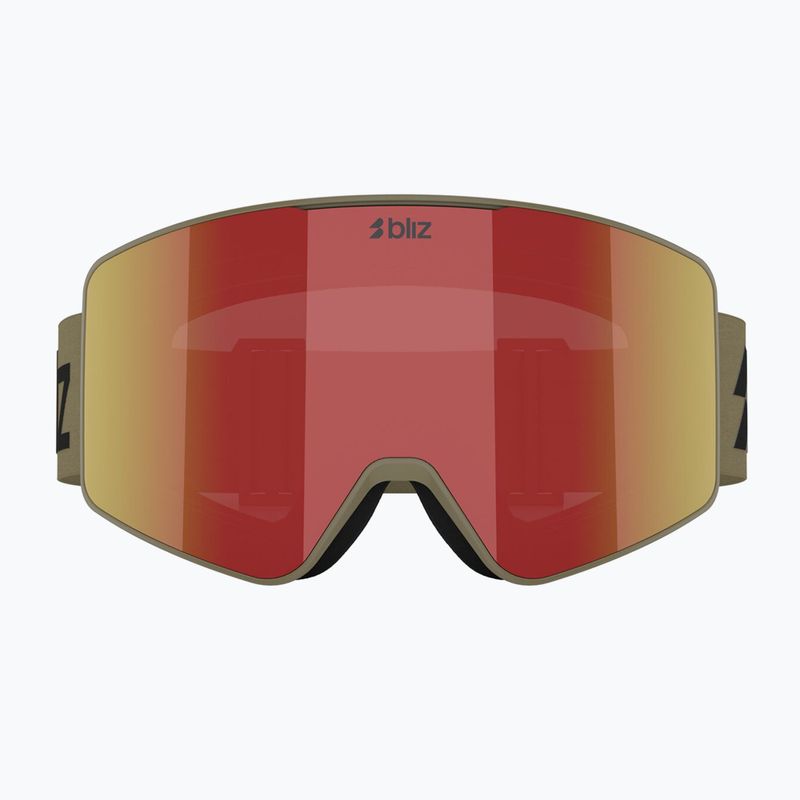 Gogle narciarskie Bliz G001 matte camo green/brown/red multi 7