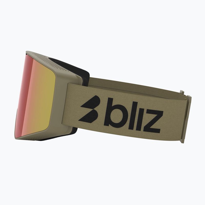 Gogle narciarskie Bliz G001 matte camo green/brown/red multi 9