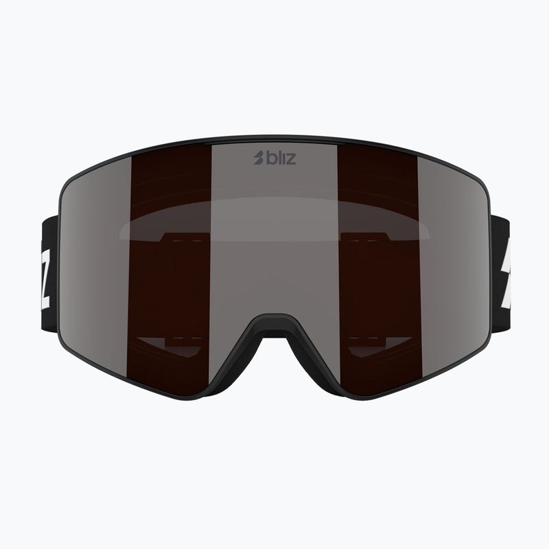 Gogle narciarskie Bliz G001 matte black/orange/silver mirror 6