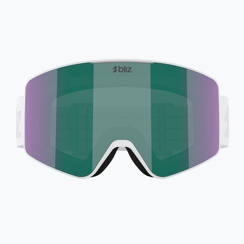 Gogle narciarskie Bliz G001S matte white/brown/green multi 7