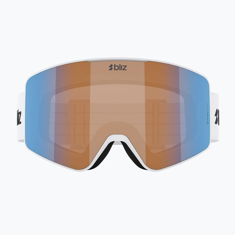 Gogle narciarskie Bliz G001 matte white/non orange/blue multi 2