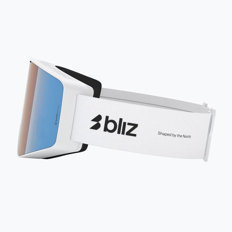 Gogle narciarskie Bliz G001 matte white/non orange/blue multi 4
