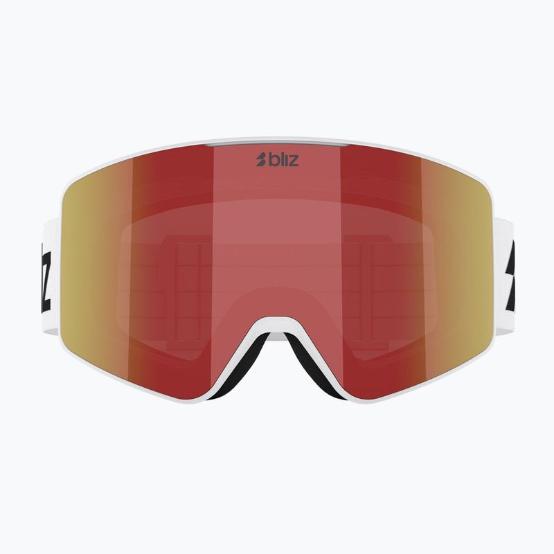 Gogle narciarskie Bliz G001S matte white/brown/red multi 7