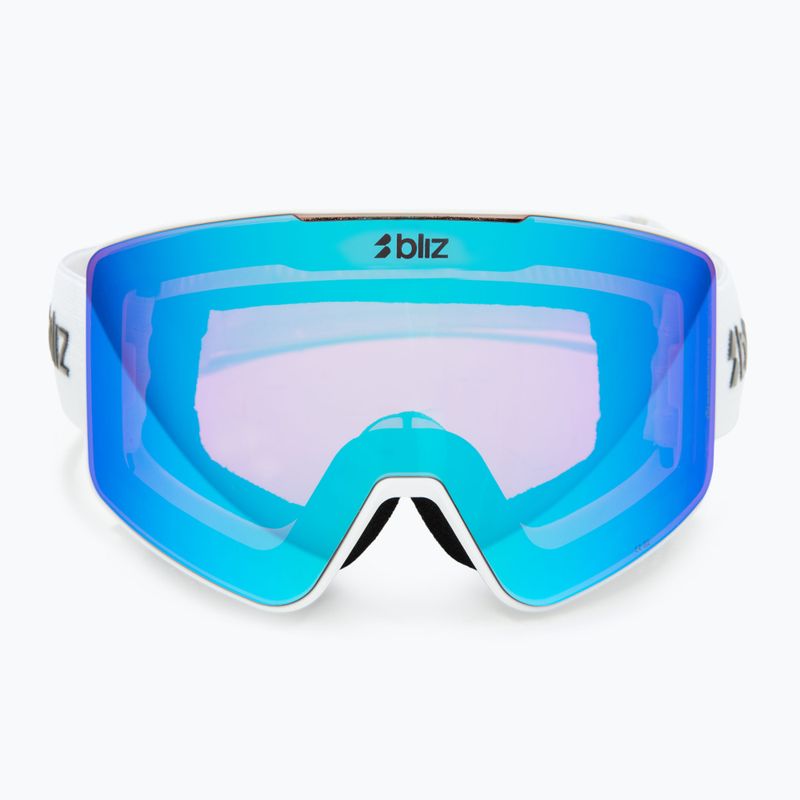 Gogle narciarskie Bliz G001S matte white/non violet/blue multi 2