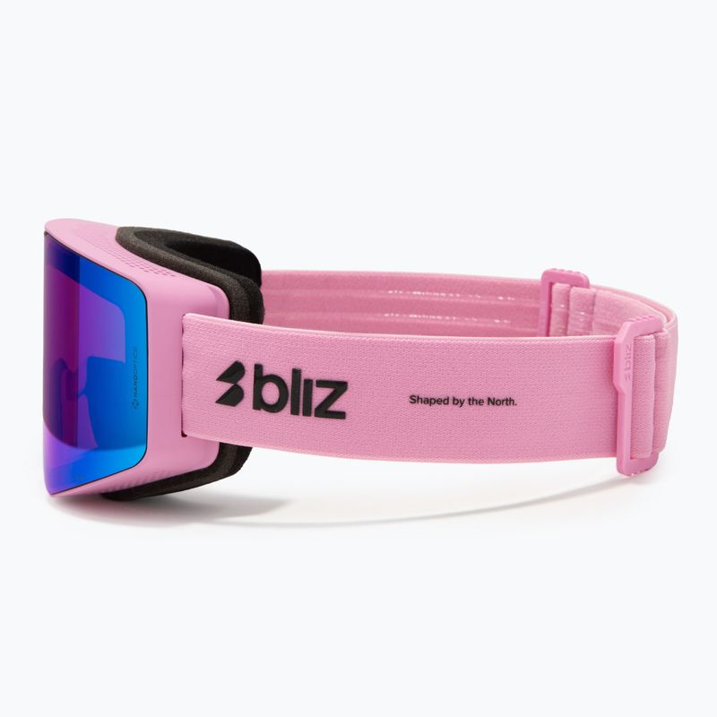 Gogle narciarskie Bliz G001S matte pink/neon violet/blue multi 4