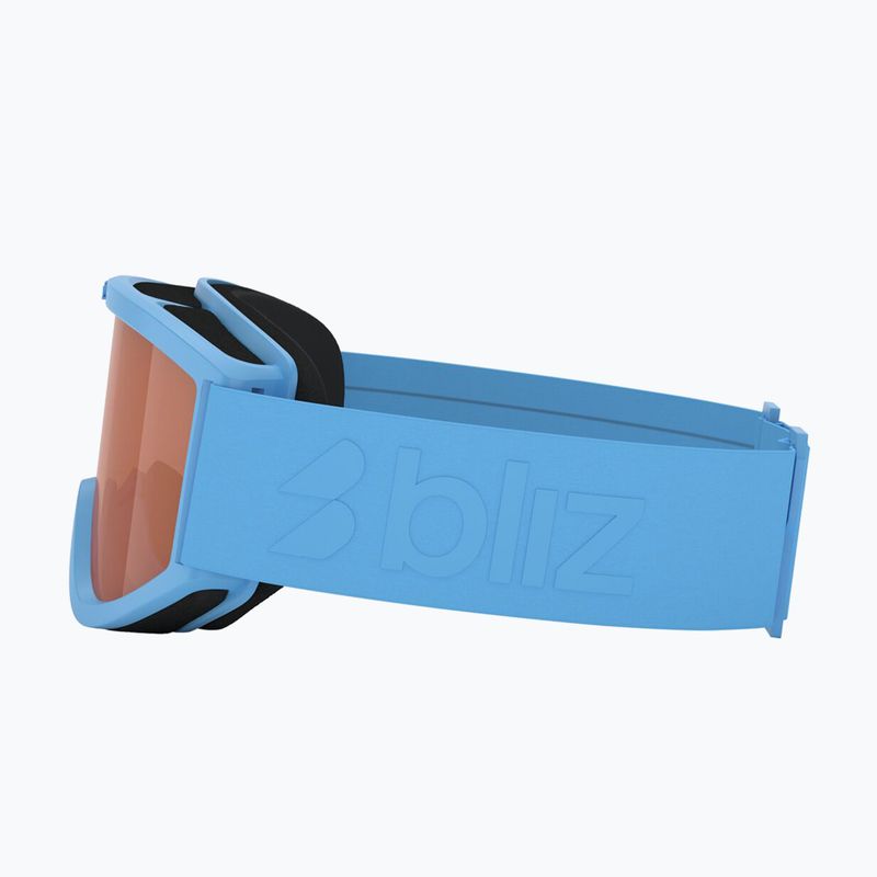Gogle narciarskie dziecięce Bliz Pixie Jr matte blue/orange 4