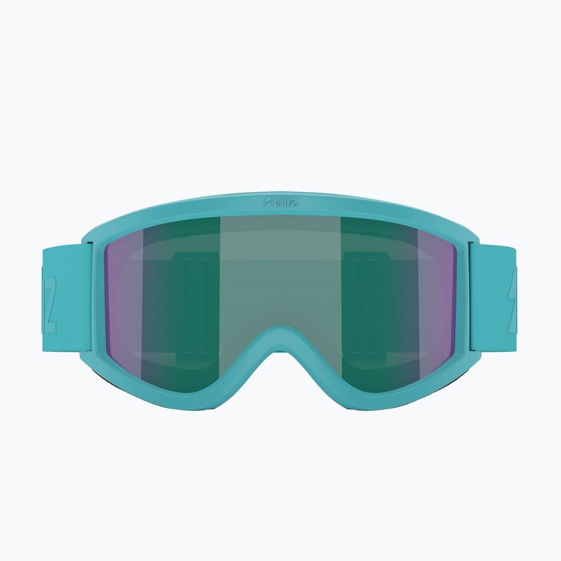 Gogle narciarskie dziecięce Bliz Pixie Jr matte turquoise/brown/green multi 2