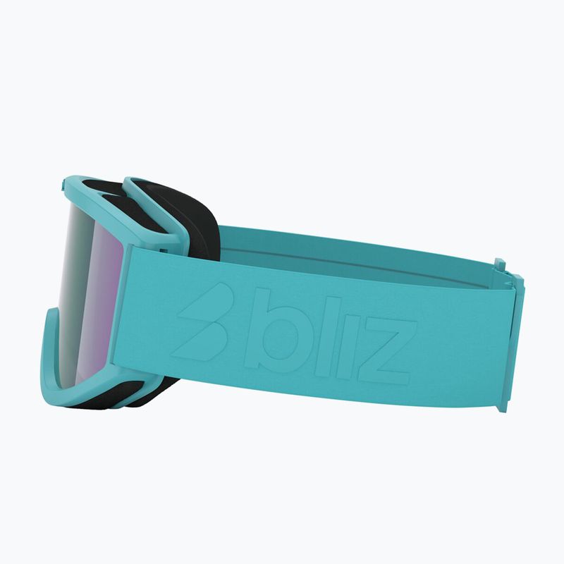 Gogle narciarskie dziecięce Bliz Pixie Jr matte turquoise/brown/green multi 4