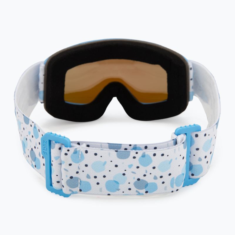 Gogle narciarskie dziecięce Bliz Pixie Jr matte blue/brown/blue multi 3