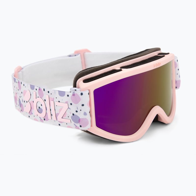 Gogle narciarskie dziecięce Bliz Pixie Jr matte pink/brown/pink multi