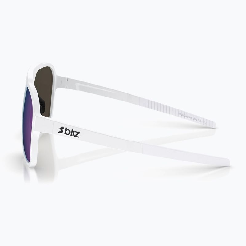 Okulary przeciwsłoneczne Bliz A002 matte white/grey blue multi 5