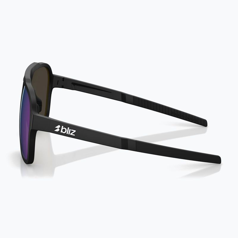 Okulary przeciwsłoneczne Bliz A002 matte black/grey blue multi 5