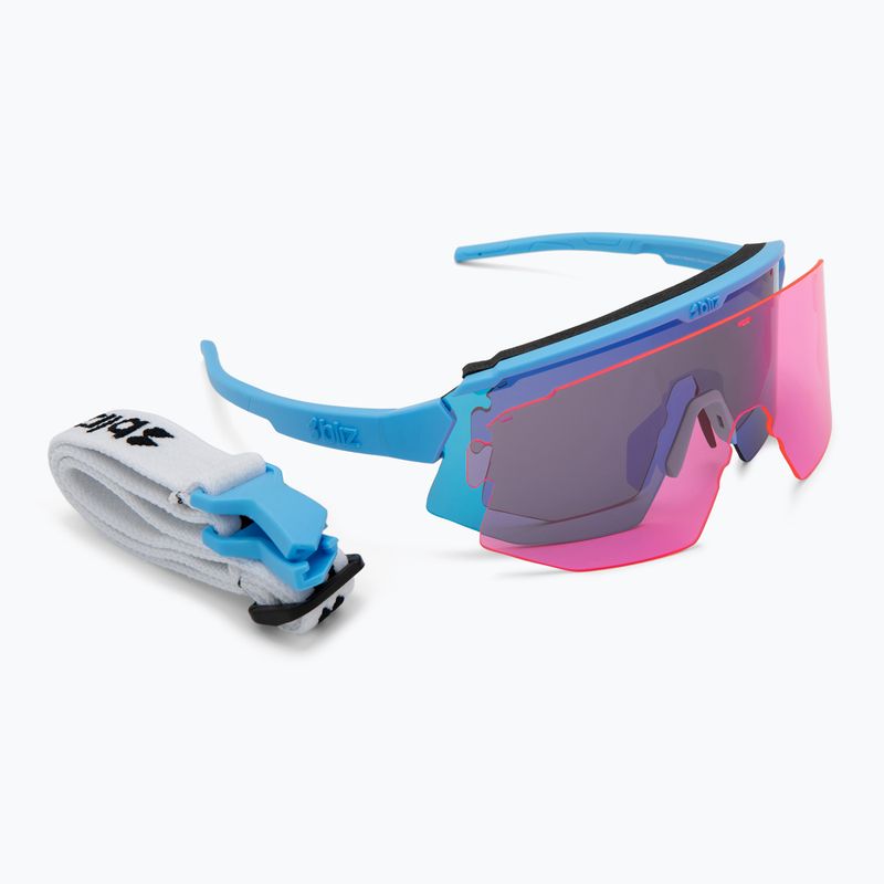 Okulary przeciwsłoneczne Bliz Breeze matte blue/grey blue mirror/pink