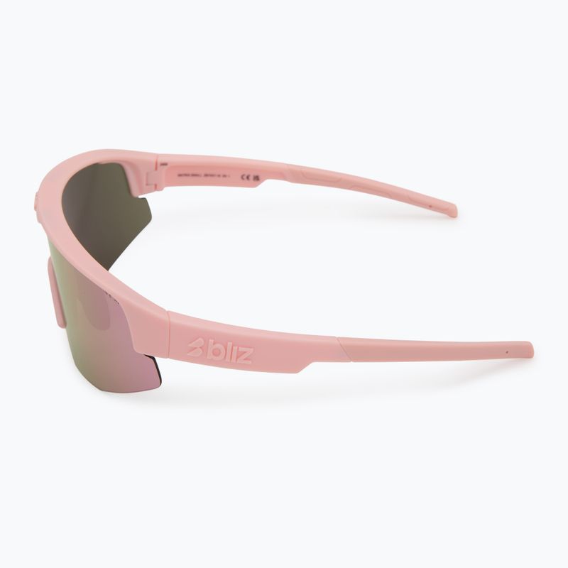 Okulary przeciwsłoneczne Bliz Hero Small matte powder pink/brown rosé multi 4