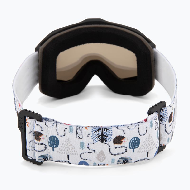 Gogle narciarskie dziecięce Bliz Liner Jr matte black/brown/silver mirror 3