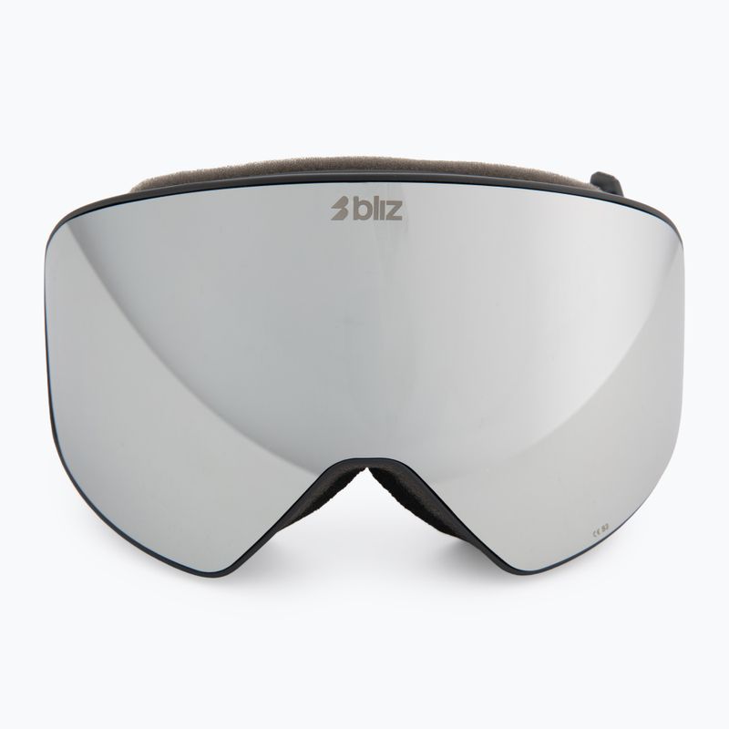 Gogle narciarskie Bliz Flow matte black/smoke/silver mirror 2