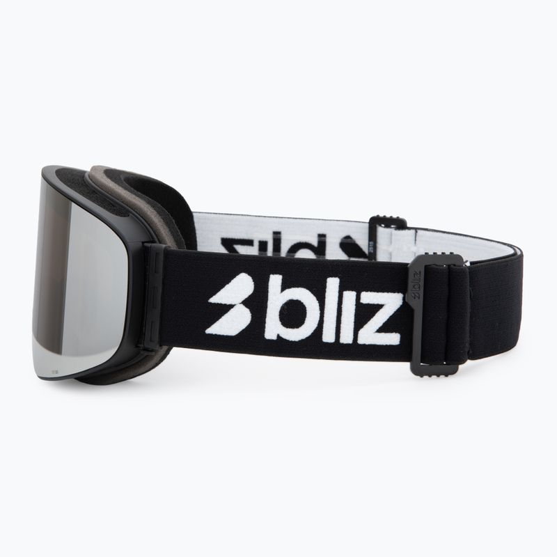 Gogle narciarskie Bliz Flow matte black/smoke/silver mirror 4