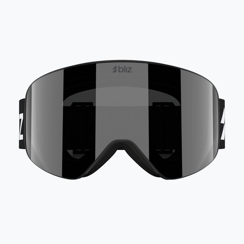Gogle narciarskie Bliz Flow matte black/smoke/silver mirror 7