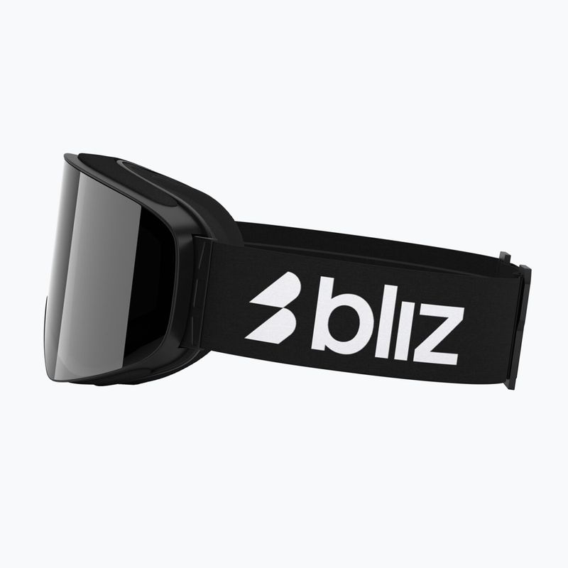Gogle narciarskie Bliz Flow matte black/smoke/silver mirror 9