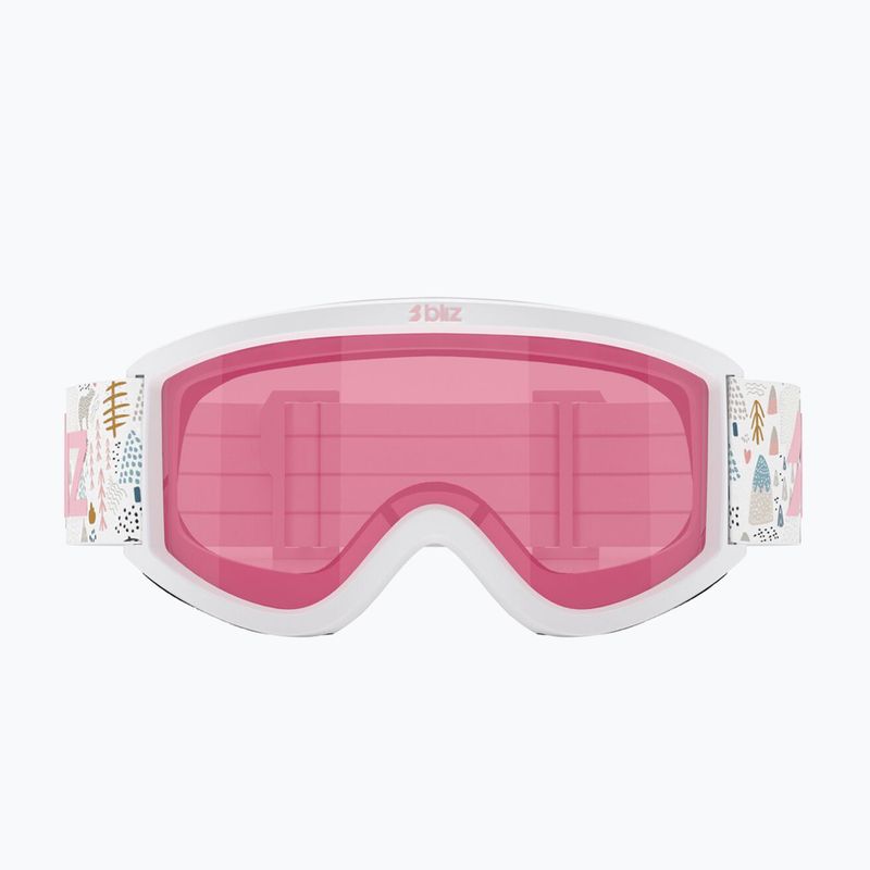 Gogle narciarskie dziecięce Bliz Pixie Jr matte white/pink 2