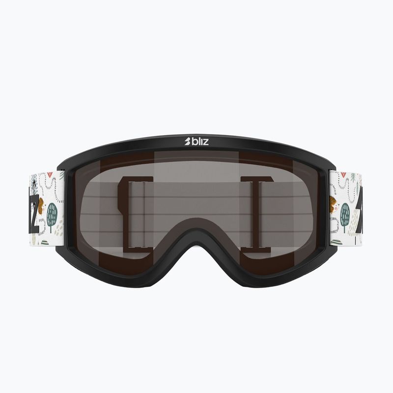 Gogle narciarskie dziecięce Bliz Pixie Jr matte black/brown 2