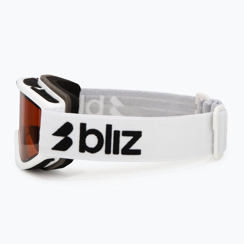Gogle narciarskie dziecięce Bliz Pixie Jr matte white/orange 4
