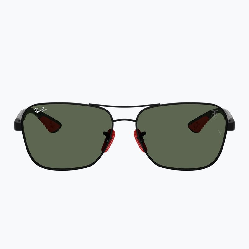 Okulary przeciwsłoneczne Ray-Ban Rb8336M Scuderia matt black/dark green 2
