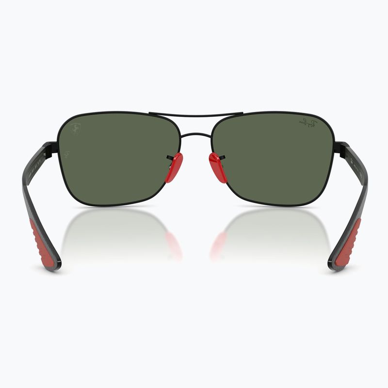 Okulary przeciwsłoneczne Ray-Ban Rb8336M Scuderia matt black/dark green 5